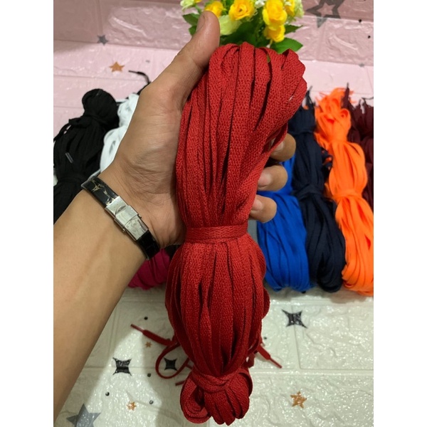 cod 20 pasang tali sepatu gepeng murah/tali sepatu sneakers pria dan wanita/tali sepatu bola/tali sepatu futsal/tali sepatu boots/tali color/tali swuiter/tali sepatu gepeng 1kd/tali sepatu gepeng warna warni/tali gepeng murah 20 pasang cod