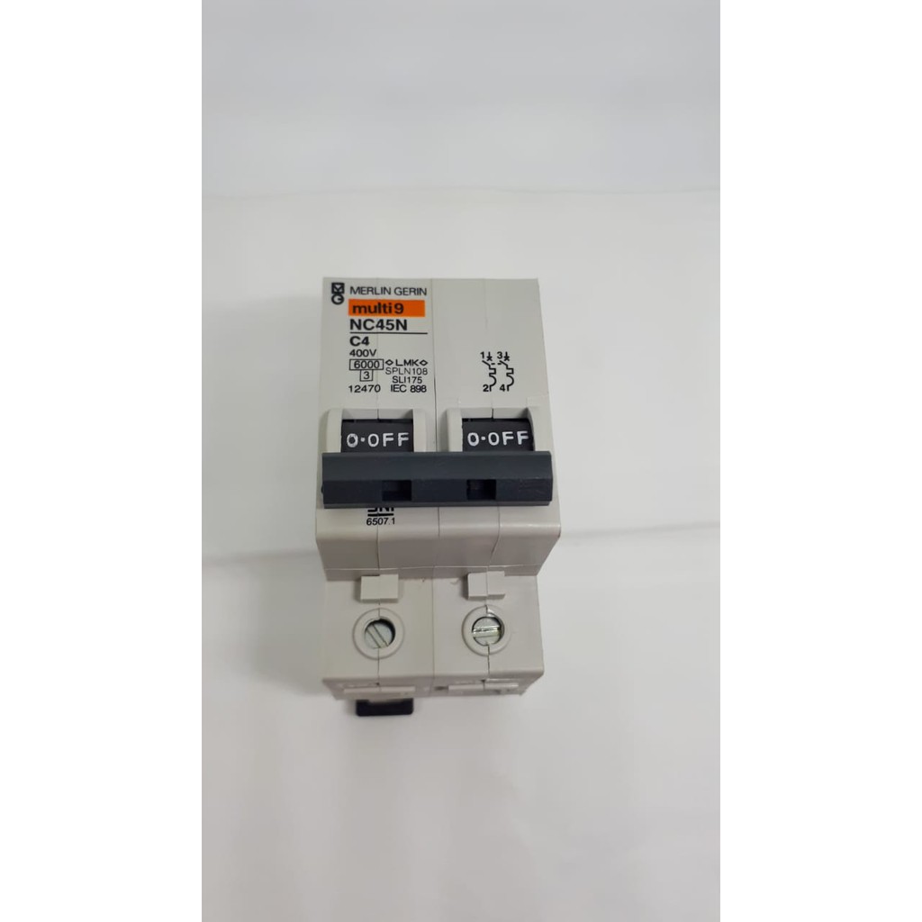 MCB 2P 4A NC45N MERLIN GERLIN / NC45N 2P 4A 6kA