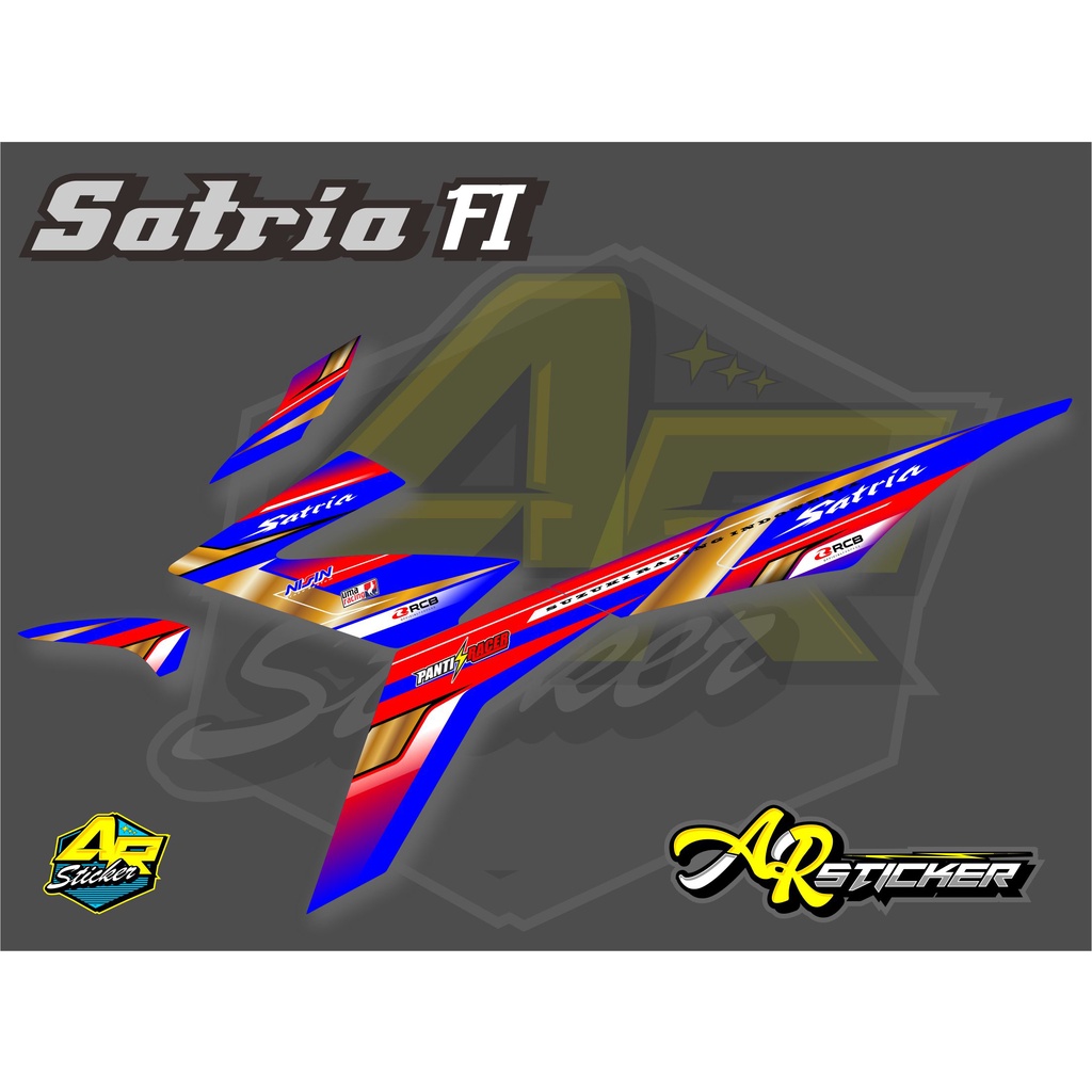Striping Satria fu injeksi / Stiker Satria FU FI / Striping Satria FU fi / Striping satria fu  kode 