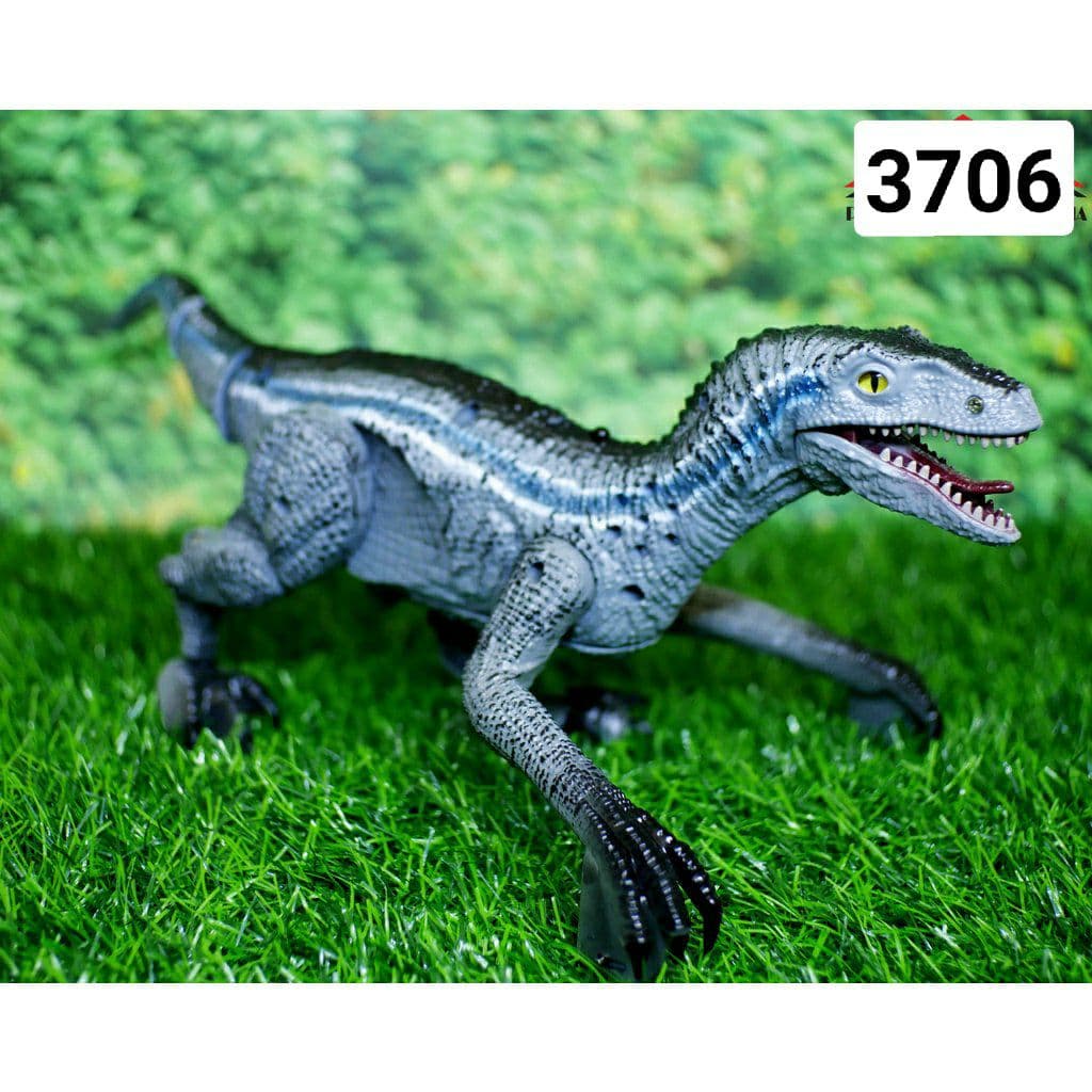 RC Dinosaur Robot Dinosaurus Velociraptor 6 Suara (Pteosaurus Tyrannosaurus Triceratops)