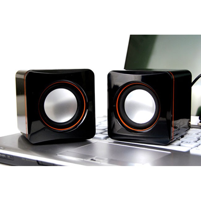 Speaker Kotak Laptop Komputer USB 2.0 KABEL AUX USB