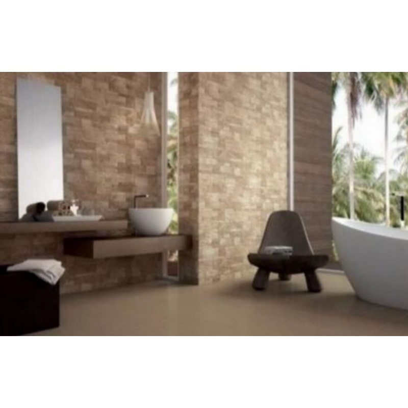 keramik dinding keramik taman keramik bata dinding bata keramik roman quarry brown