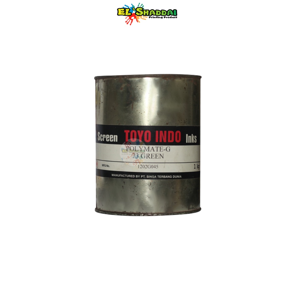 Cat sablon plastik TOYO POLYMATE-G 73 green sablon karung