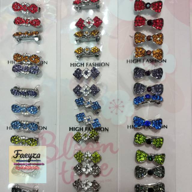 12 pcs BROS DAGU KECIL HIJAB KOREA ANTI KARAT panjang 2cmgrosir