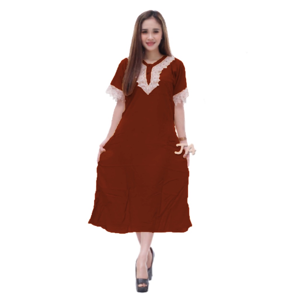 DASTER ARAB DLUSIA TUNIK HANIYAH|| RAYON SUPER GRADE A || RESLETING-Ds Olis Merah