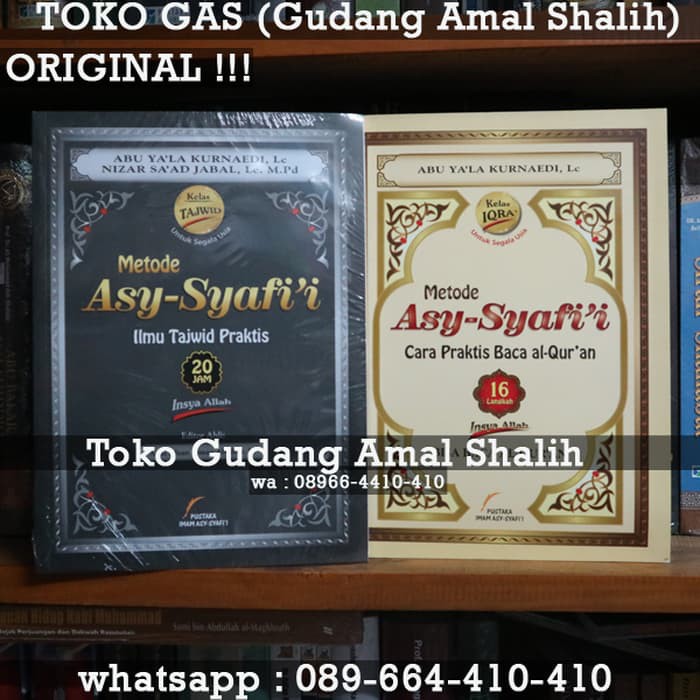 Paket Metode Asy Syafii Kelas Tajwid & Kelas Iqra Pustaka Imam Syafii