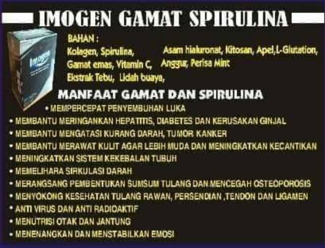 Yuk Lihat Manfaat Minum Spirulina Dan Gamat 