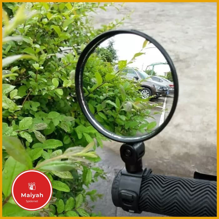 kaca spion sepeda ontel motor rotasi 360 adjusable Blind Spot Handle isi 1Pc cembung sepion ORIGINAL