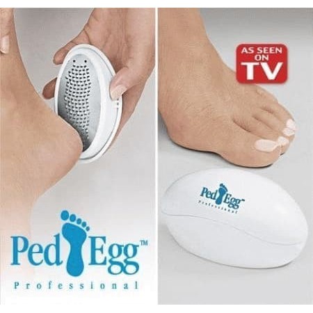 Ped Egg/Pembersih Penghalus Gosok Tumit Kaki Kapalan Kulit Mati Kering