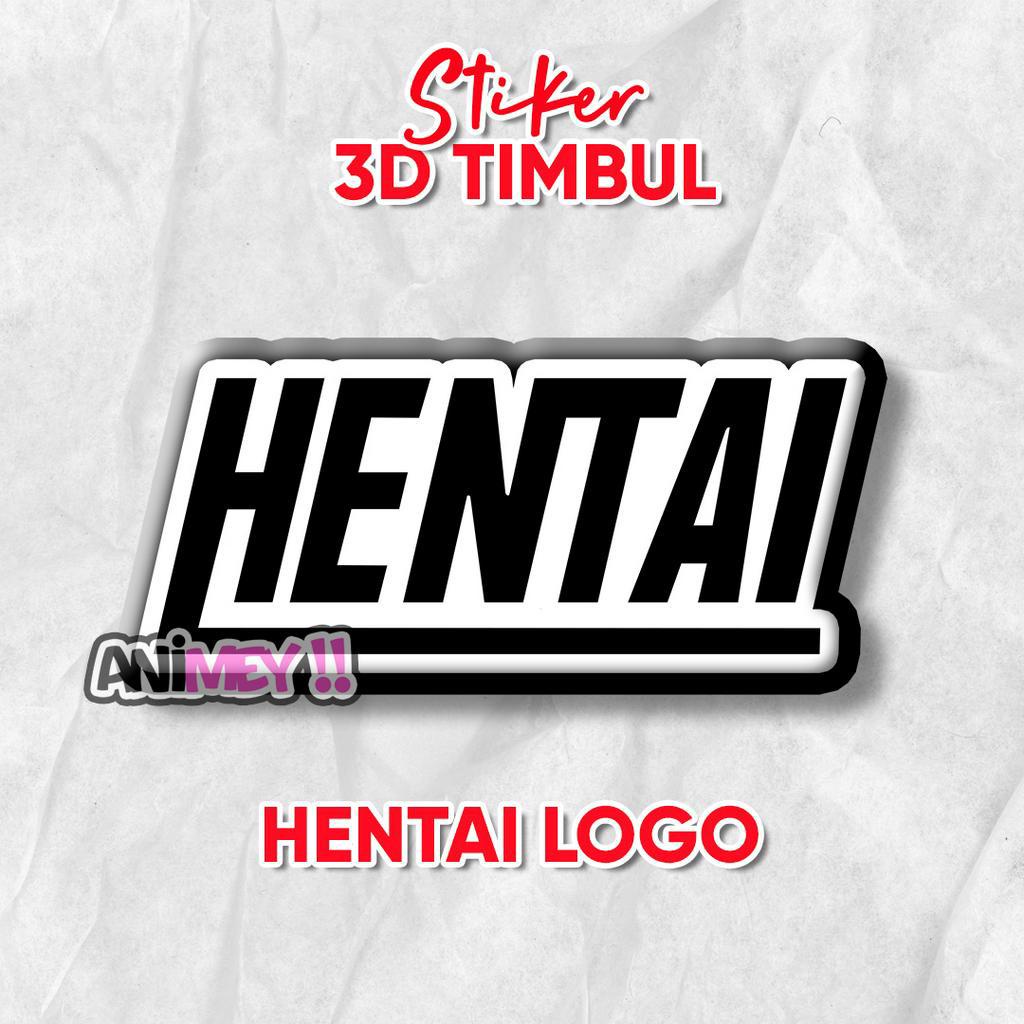 

Stiker Emblem 3D Timbul Logo Hent4i / Stiker Anime Resin
