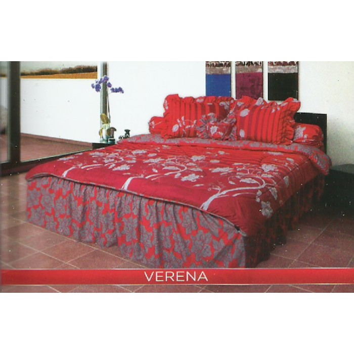 SPREI CALIFORNIA 180 B4 "VERENA" 4 BANTAL 2 GULING