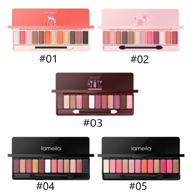 LAMEILA 1111 EYESHADOW PALETTE 12 WARNA/ EYESHADOW 12 WARNA