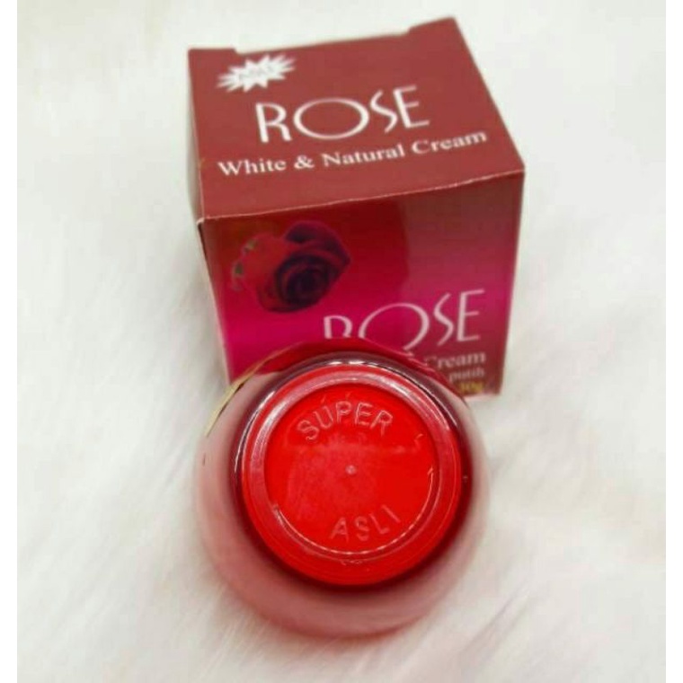 Cream Rose Kemasan Mika Tutup Embos Original