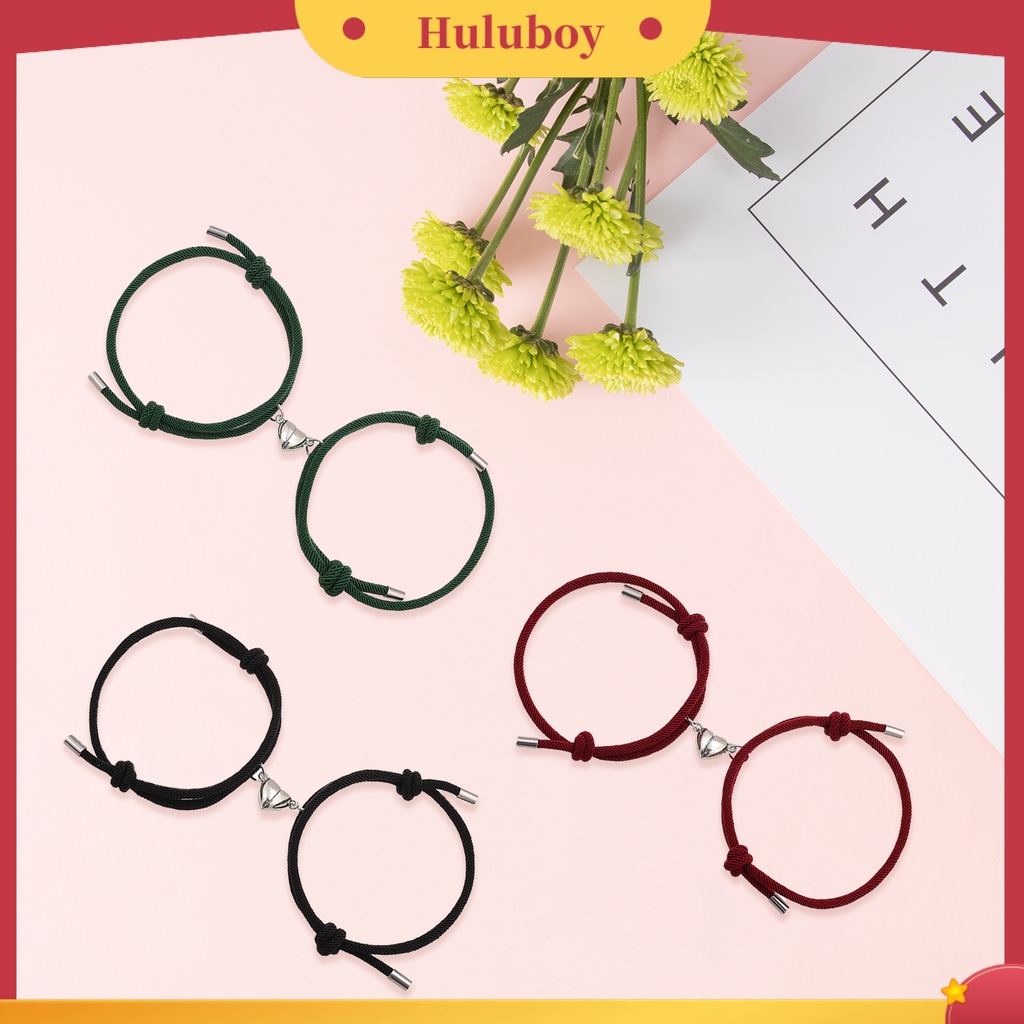 Hu Hu Hu Hu Hu Alat Bantu Pasang Kacamata♡ 2pcs Gelang Tangan Magnetik Adjustable Bahan Alloy Untuk Kencan