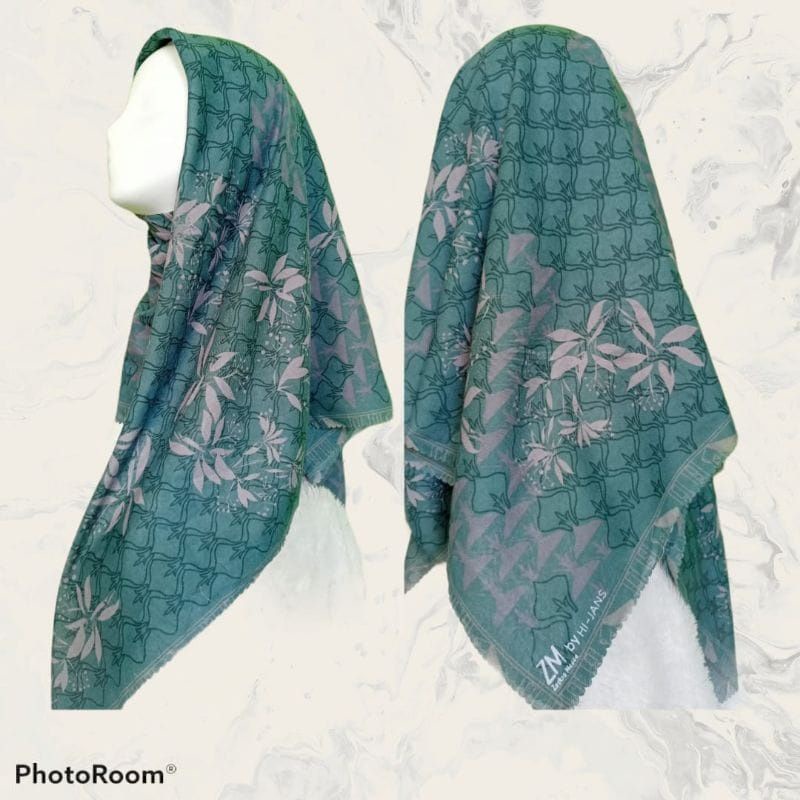 Hijab ZM (Zaskia Mecca) Original MOTIF SEGI EMPAT