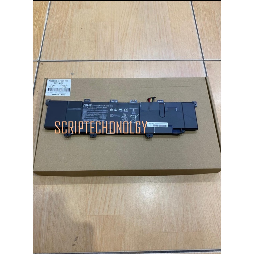Original baterai  SC asus vivabook S400 S300 X402 C31-X402-Original batre