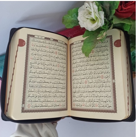 Al Quran Tilawah Kecil Samsia Khot Utsmani 15 Baris Resleting Non terjemahan Ukuran A6