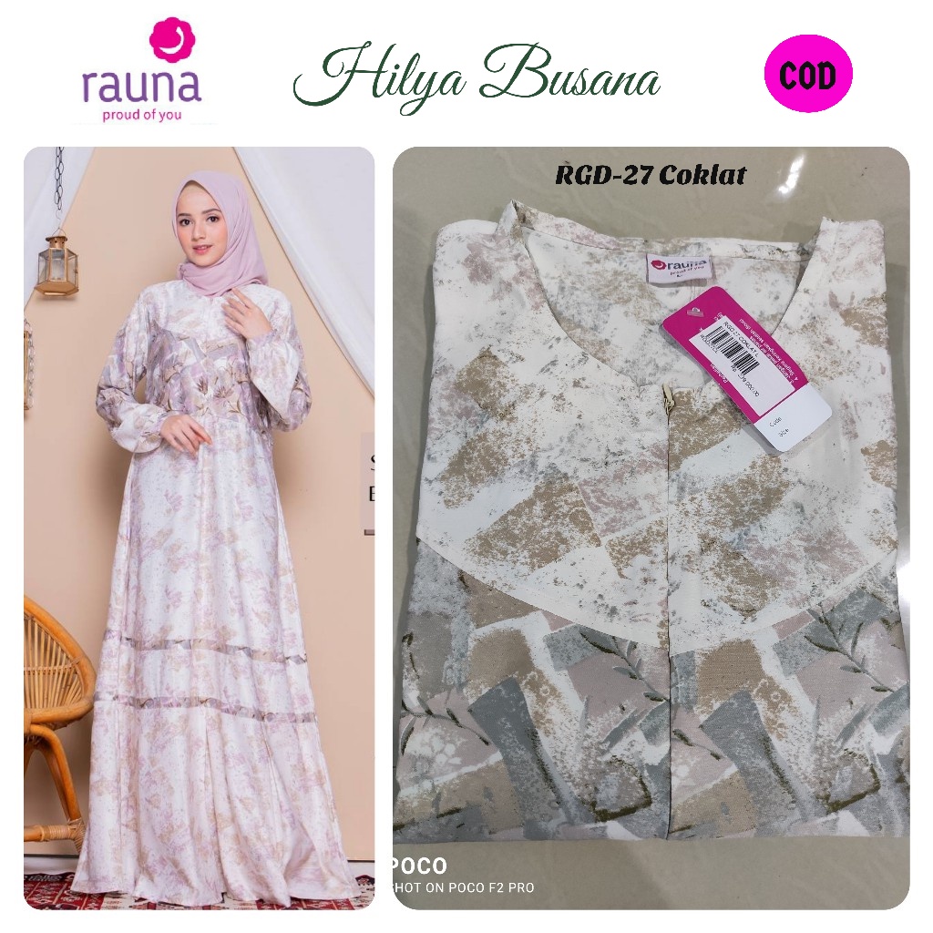 Rauna Gamis Wanita / GD - 27 / Fashion Muslim