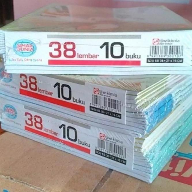 

Stok banyak //QnD 10 pcs Buku Tulis Bergaris Sidu Isi 38 Lembar Buku Sekolah //Diskon@bulanan