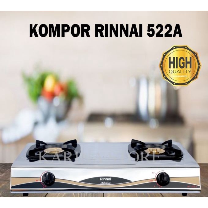 Rinnai 522A Kompor Gas 2 Tungku