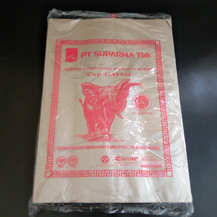 

Kertas Bungkus Nasi Besar / Kertas Nasi Gajah Pink