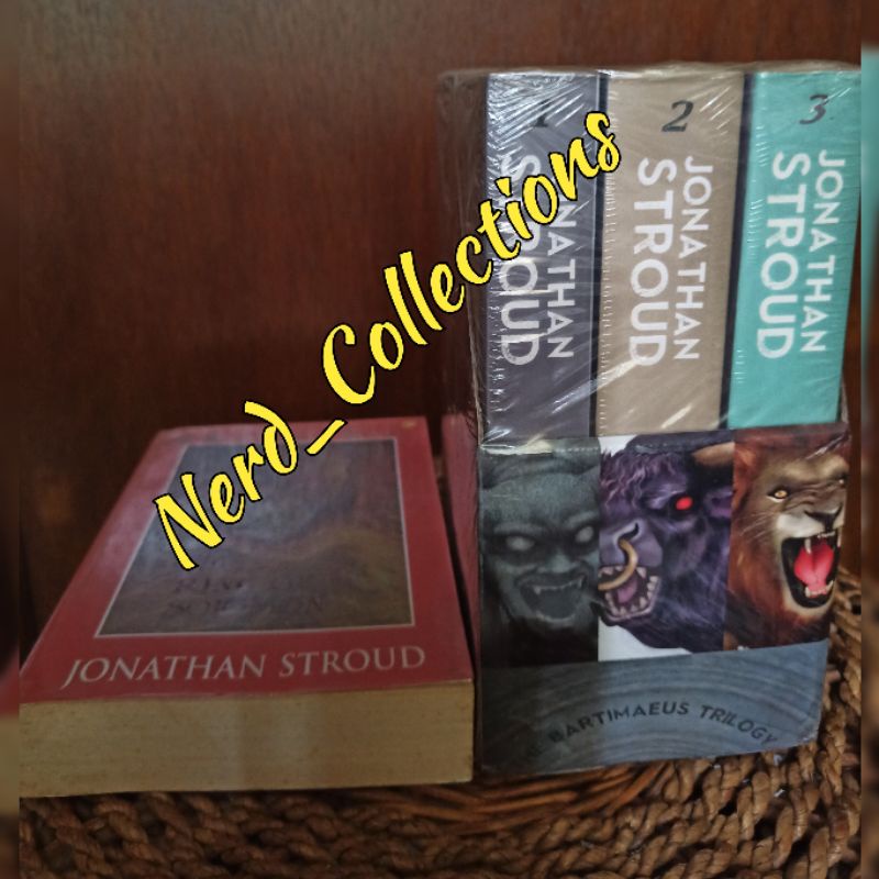 Paket Boxset Trilogy Bartimaeus+The Ring Of Salomon-Jonathan Stroud(Set)Bahasa Indonesia Original