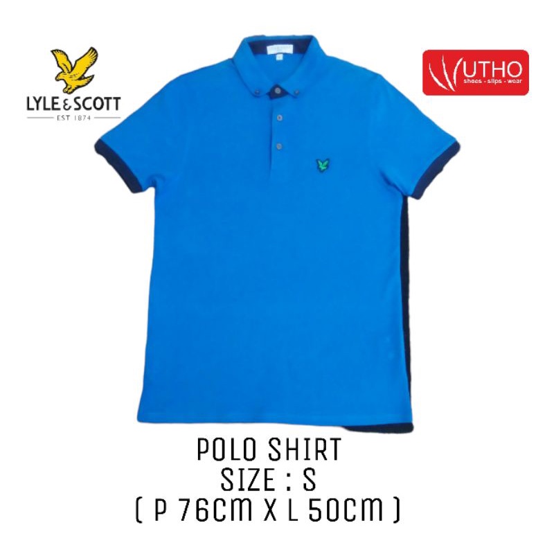 POLO SHIRT LYLE N SCOTT SIZE S SECOND ORIGINAL