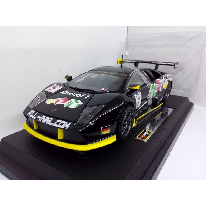 Diecast Miniatur Mobil Lamborghini Murchielago GT Original Asli Burago
