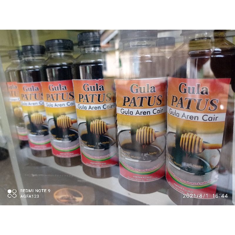 

Gula patus cair/gula aren jawa 250 gram