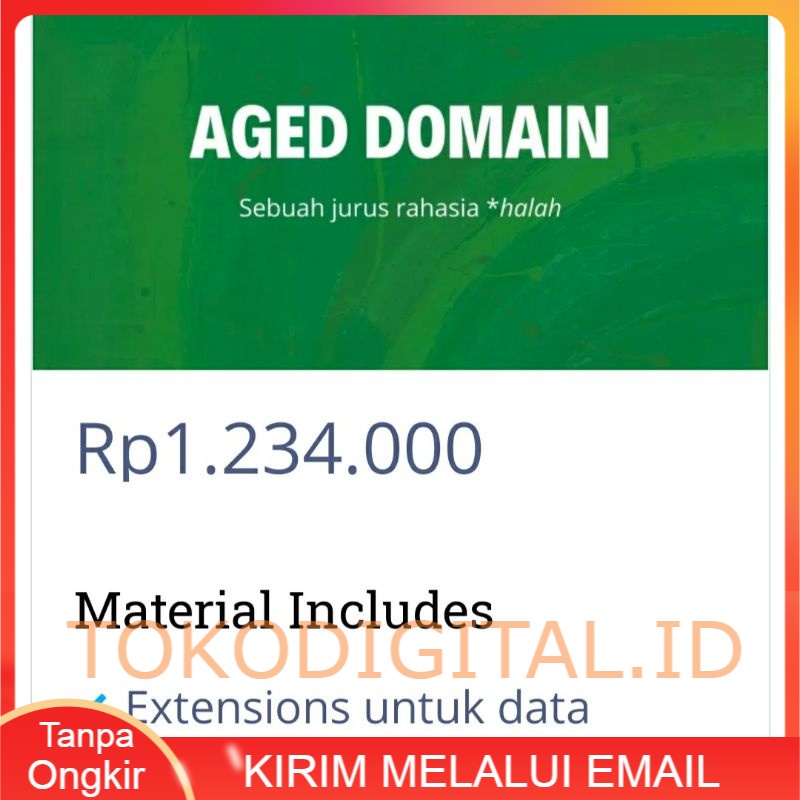 ecourse tutorial ternak AGED DOMAIN