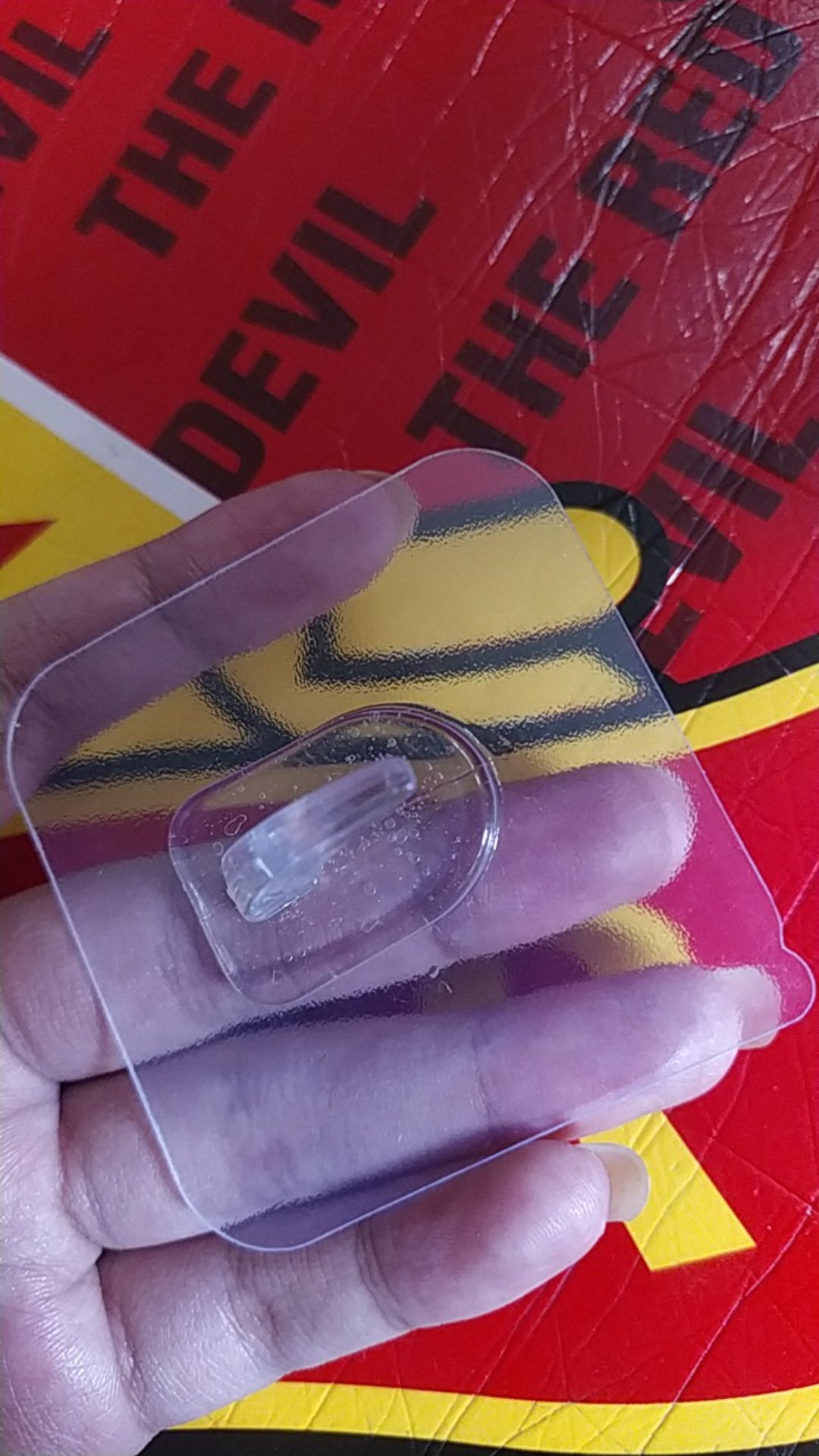 6x6cm Gantungan Transparan Seamless Anti Air