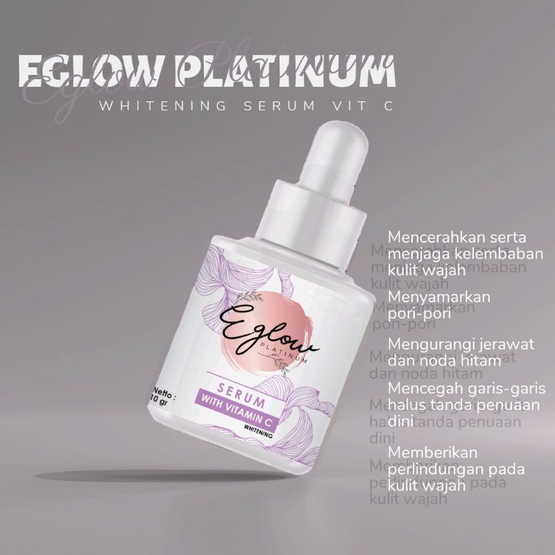 serum eglow bpom / serum eglow platinum /serum vit C