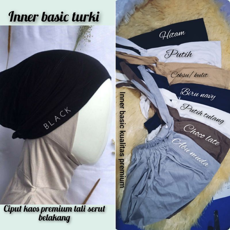 INNER BASIC TURKI / CIPUT POLOS TALI PREMIUM