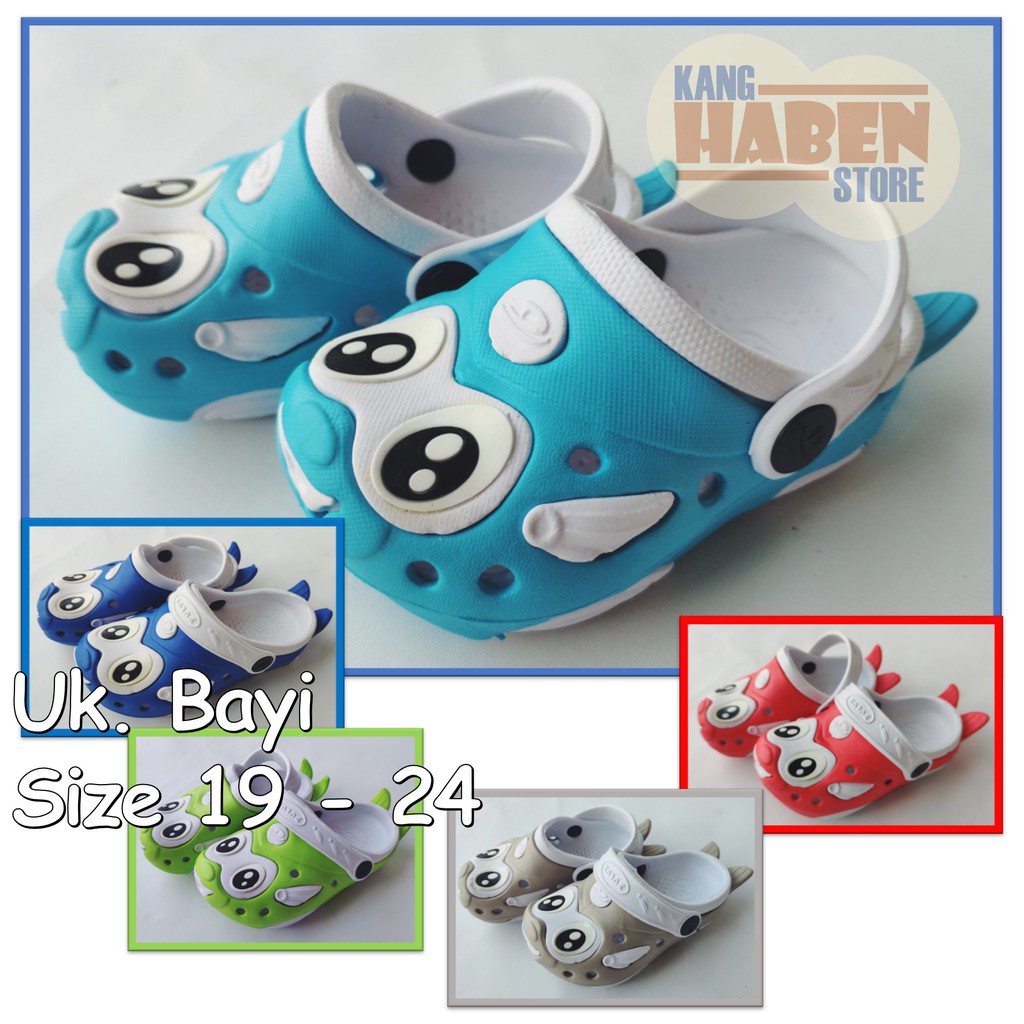 220E Sandal Bayi Baim Ikan Lucu - Fashion Anak Laki Laki Perempuan Balita Sendal Dulux