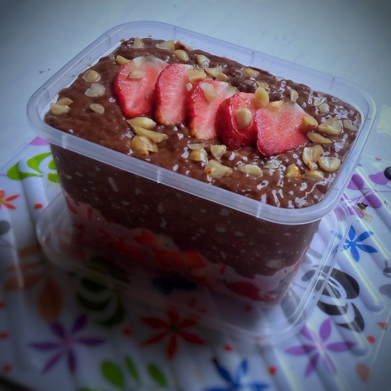 

Chia Seed Pudding Cokelat Strawberry Diabetes Friendly