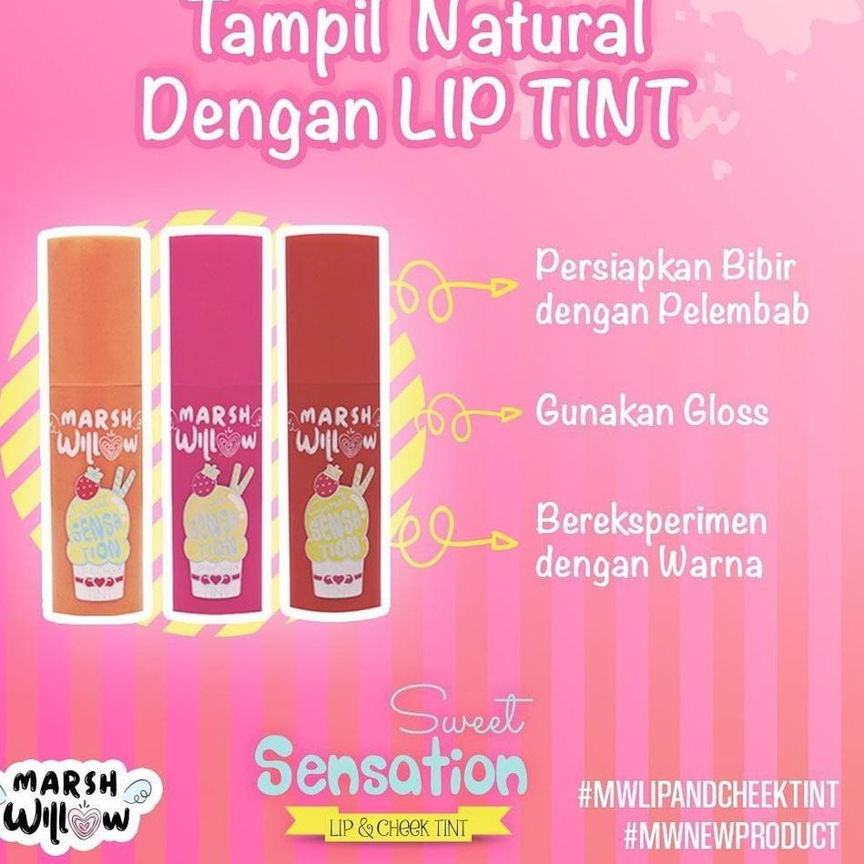 Marsh Willow Sweet Sensation Lip &amp; Cheek Tint BPOM | Marshwillow by Natasha Wilona