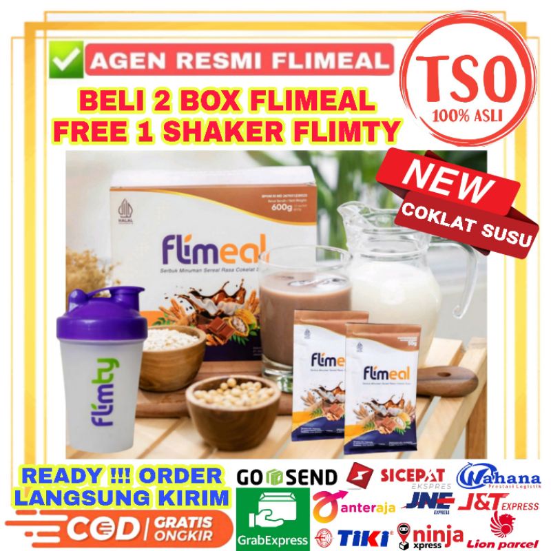 

Paket Flimeal 4 Box 48 Sachet Minuman Sereal Coklat Flimeal by Flimty Flimeal New Coklat Susu Coklat Vegan Non Vegan Meal Replacement Flimmeal