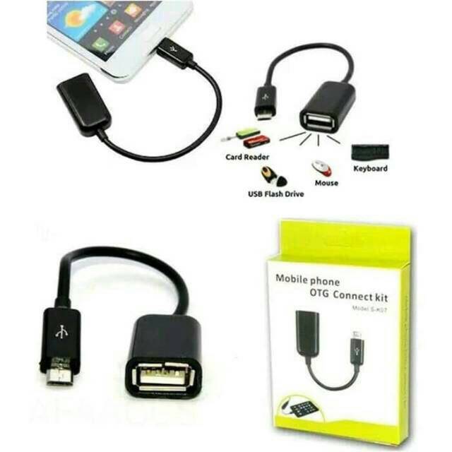 Kabel otg micro atau dari USB ke hp/ kabel otg tipe c