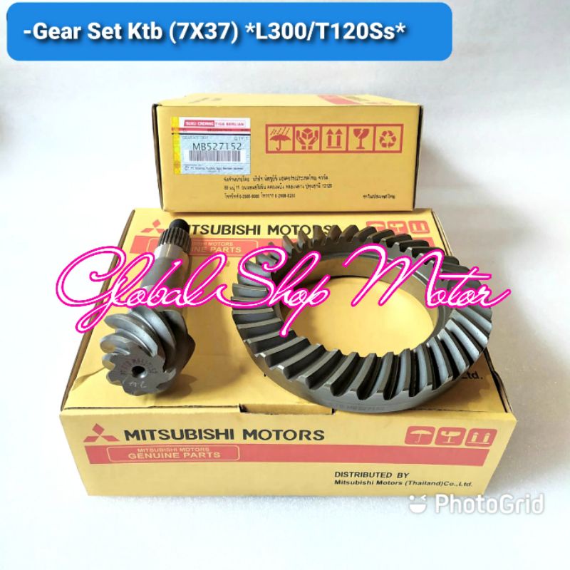 gear set l300 bensin 7x37 crown wheel pinion l300 bensin 7x37