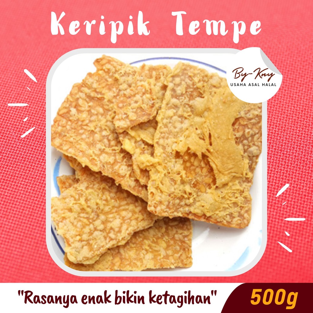 Jual KERIPIK TEMPE 500g GORENG TEMPE GORENGAN TEMPE TEMPE MENDOAN