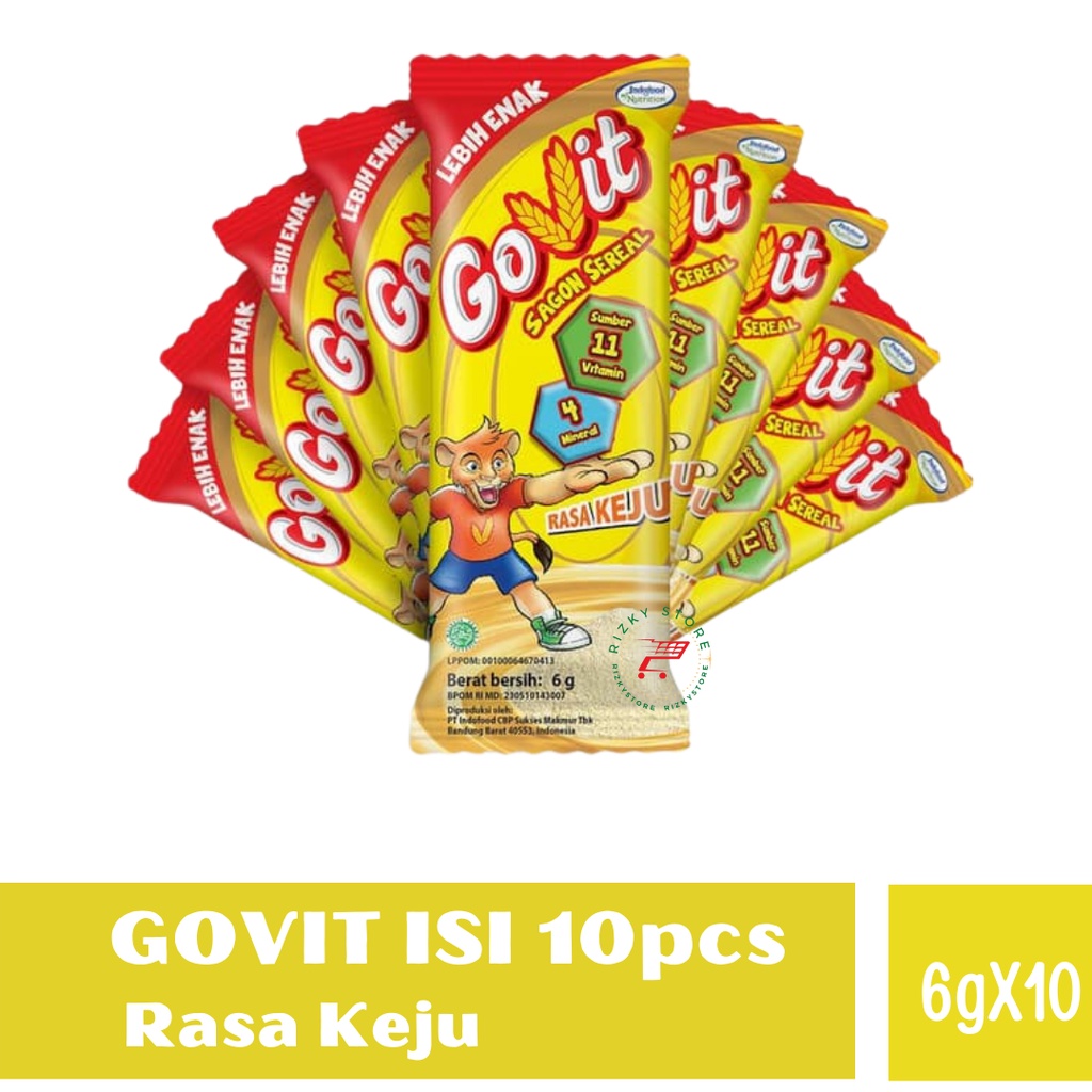 GOVIT Sagon sereal 6g isi 10 pcs 3 Varian