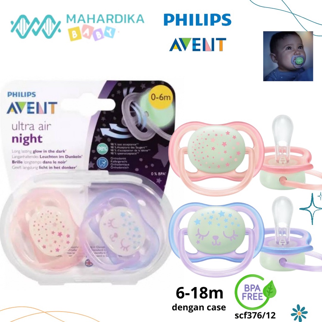 Philips Avent Soother | Kompeng Bayi Ultra Night Air