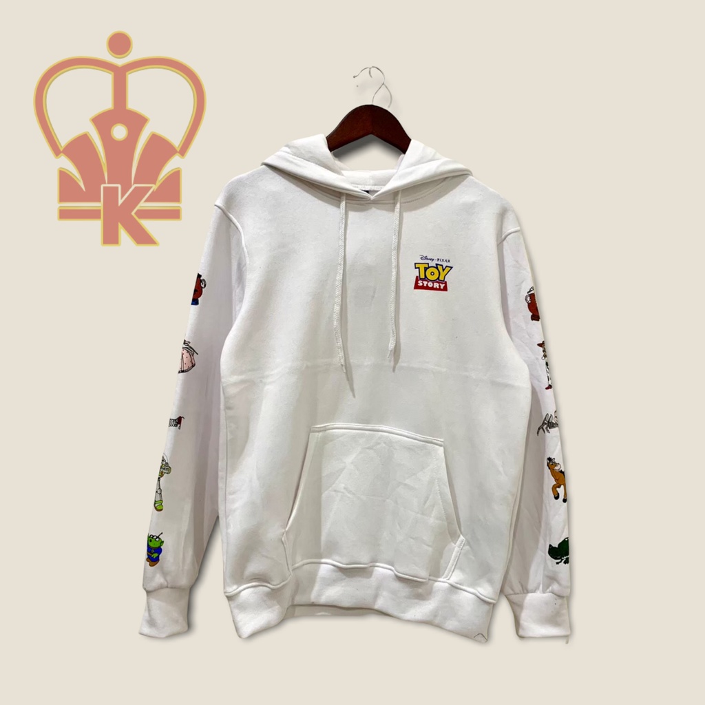Sweater hoodie Hnm H&m ToyStory Toy Story putih