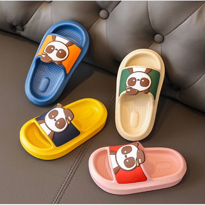 Sandal Anak Laki-laki Perempuan Gambar Panda Lucu EVA Anti Slip SA005