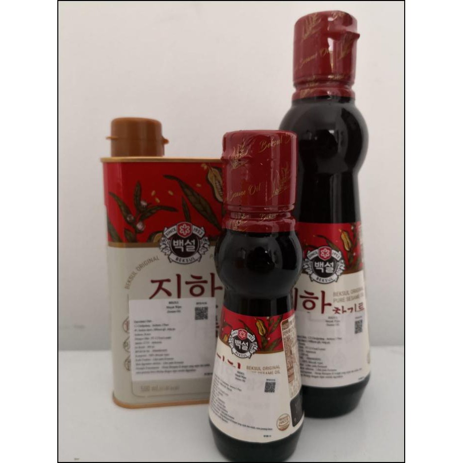 

CJ BEKSUL MINYAK WIJEN KOREA - PREMIUM SESAME OIL - CAMGIREM 500ML