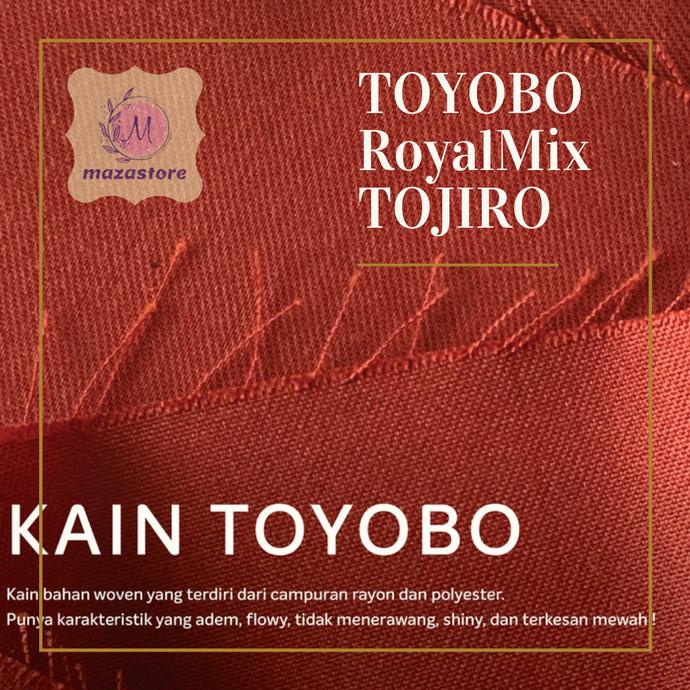 KAIN TOYOBO RM TOJIRO (GRADE A) - GROSIR MIN 1 ROLL