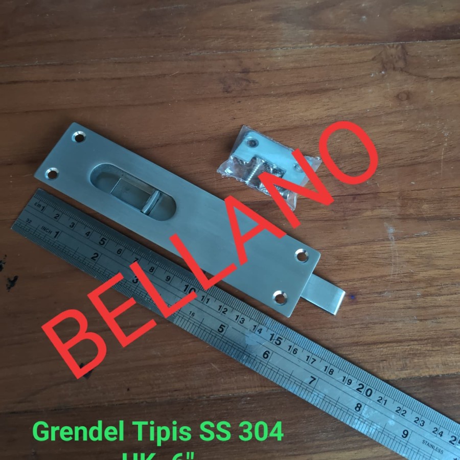 Grendel tipis ukuran 6&quot;