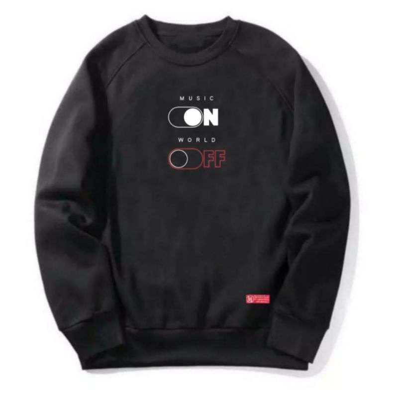 Sweater Pria Distro Original - Crewneck White Unisex Polo Bear Distro  - Crewneck Money talk-No.10