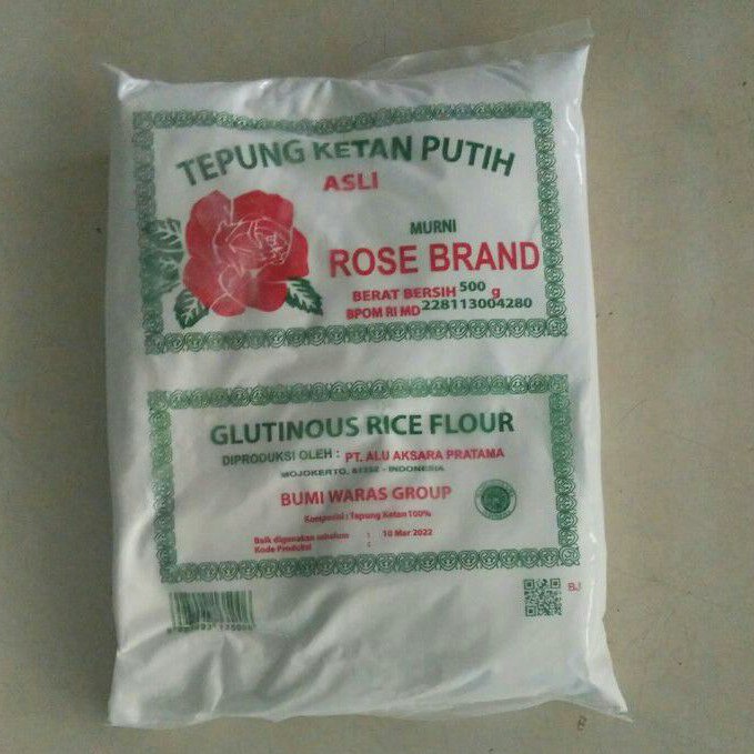 

Tepung Ketan Rosebrand 500gr