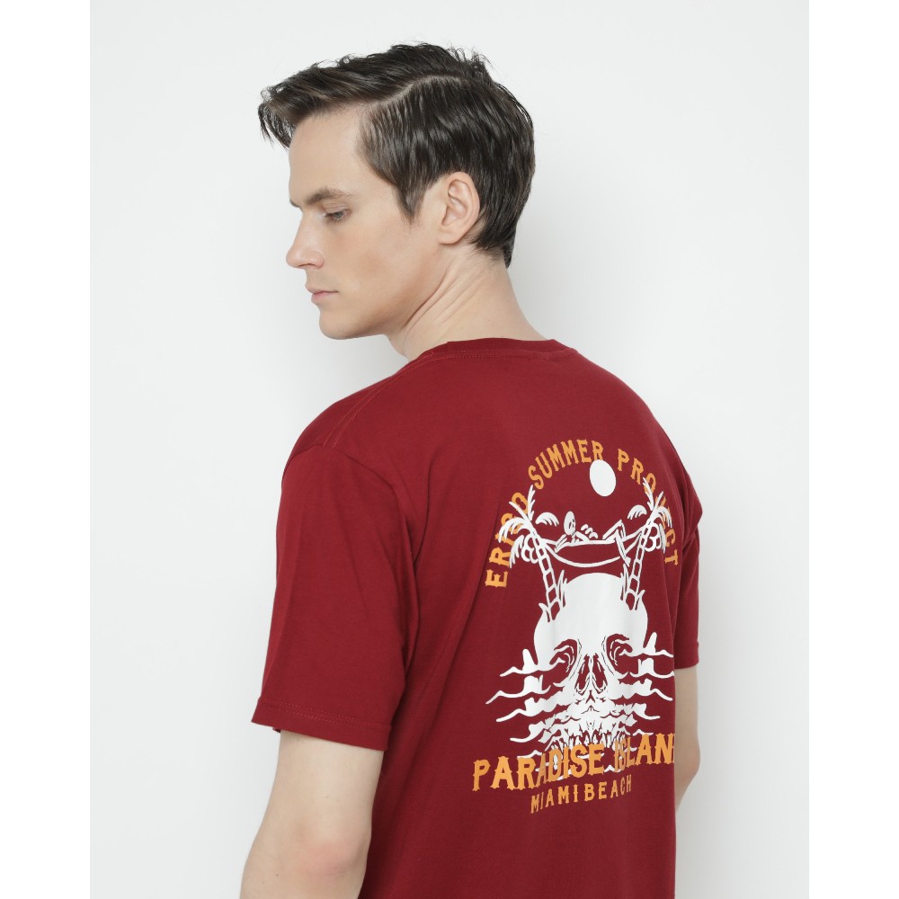 

Erigo T-Shirt Miami Island Maroon